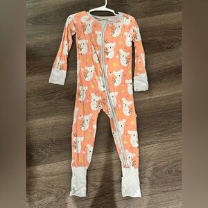 Little Sleepies Coral Koalas zippy